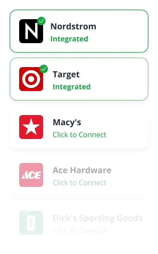 Hello, friends! Imagine a scene where the intricate world of e-commerce meets seamless technology—its as if youve set sail on a well-crafted ship helmed by the finest captain. Picture this: an elegant interface, polished to perfection, showcasing integration statuses with some of the industrys most iconic partners. As you glide through this digital landscape, youll find beacons of success shining bright—Nordstrom and Target flaunt their green checkmarks proudly as Integrated. Its a sight that would make any online merchants heart swell with joy. And then theres anticipation in the air for Macys, Ace Hardware, and Dicks Sporting Goods. Theyre like stars poised to take center stage on ShipMonk.coms stage. In gentle tones, they invite you to explore ShipMonks Click to Connect feature—a touch of innovation that promises boundless possibilities. So heres to smooth sailing on your e-commerce journey with ShipMonk.com at your helm! Lets keep those green checkmarks coming and add a little sparkle along the way!. via ShipMonk.com